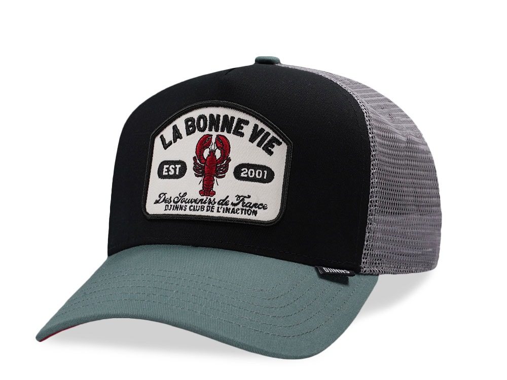 Djinns HFT La Bonne Vie Black Trucker Snapback Casquette