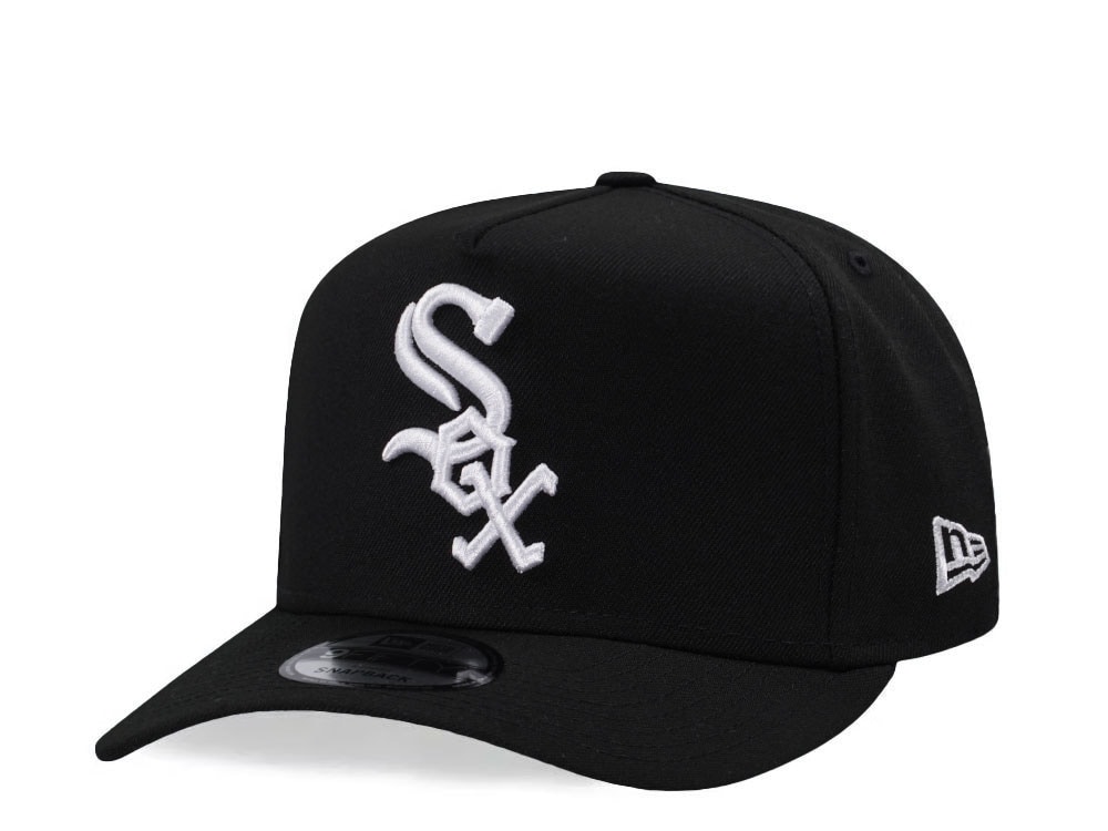 New Era Chicago White Sox Black Classic Edition 9Fifty A Frame Snapback Casquette