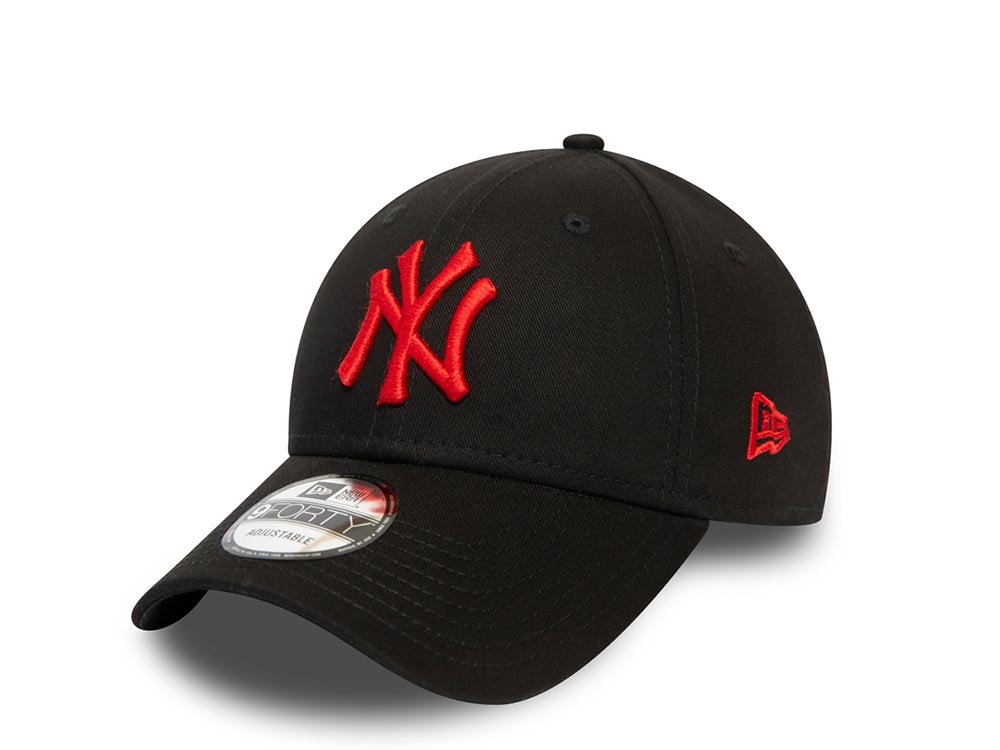New Era New York Yankees League Essential Black Fire 9Forty Snapback Casquette