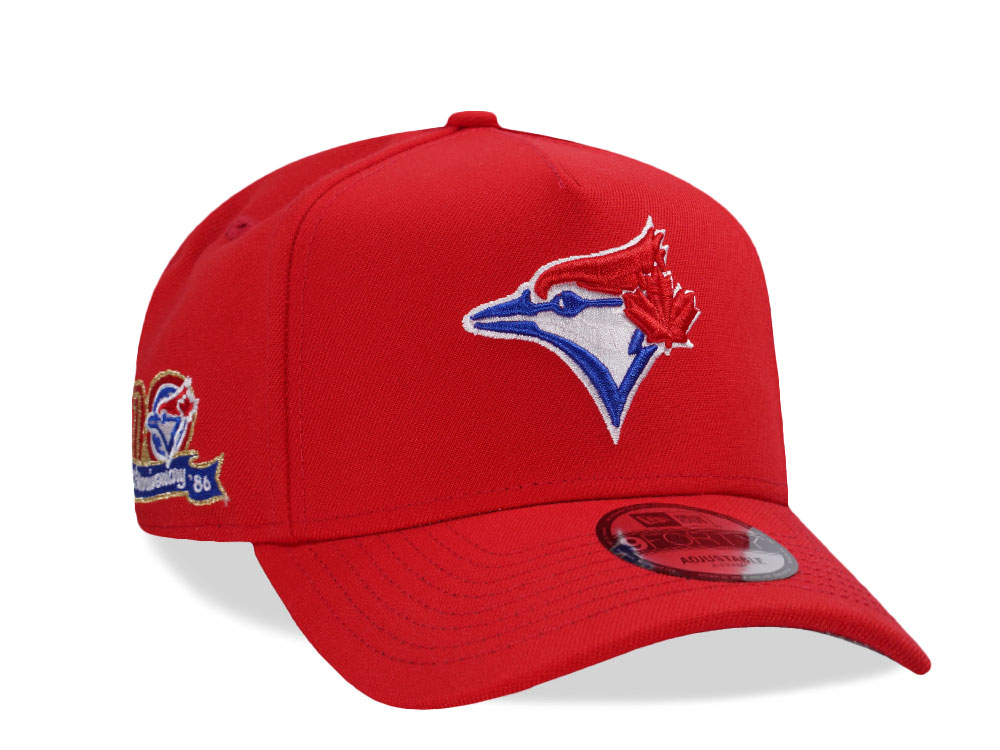 New Era Toronto Blue Jays 10th Anniversary Red Prime Edition 9Forty A Frame Snapback Casquette