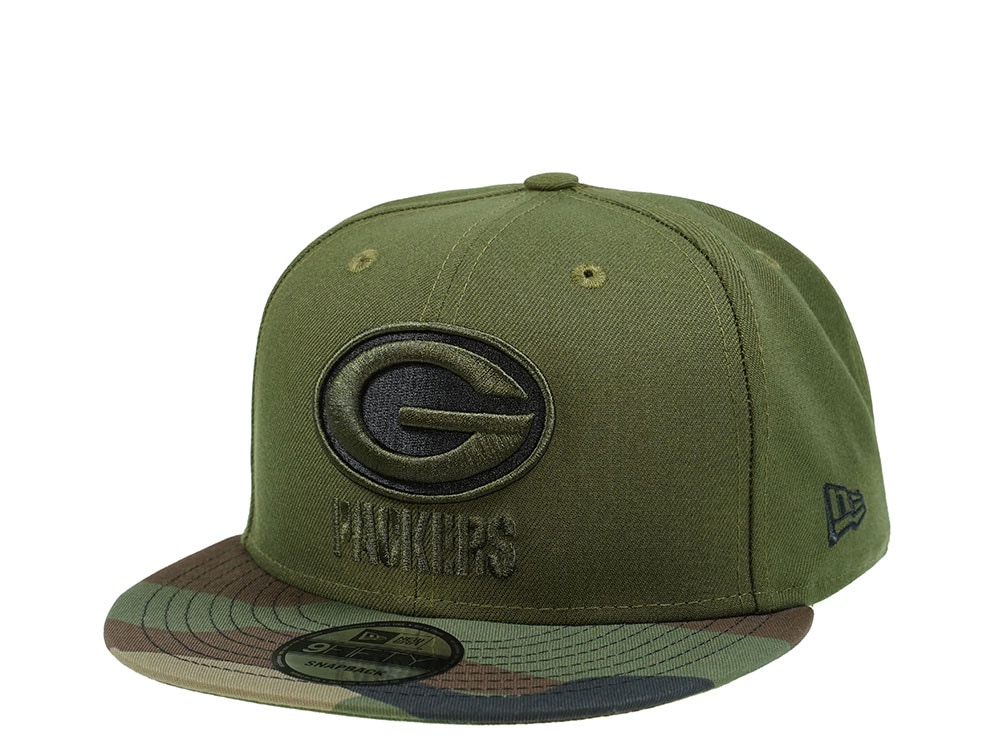 New Era Green Bay Packers Camo Two Tone 9Fifty Snapback Casquette