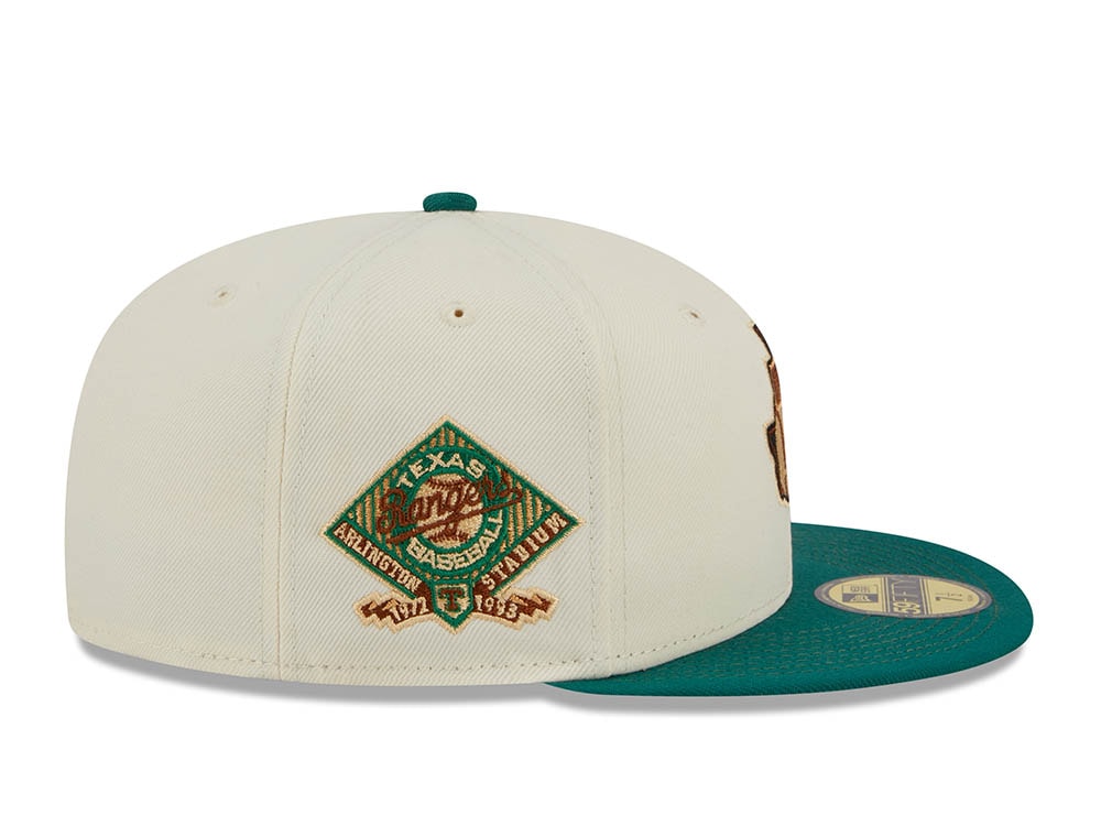 New Era Texas Rangers Arlington Stadium Stone Two Tone Edition 59Fifty Fitted Casquette