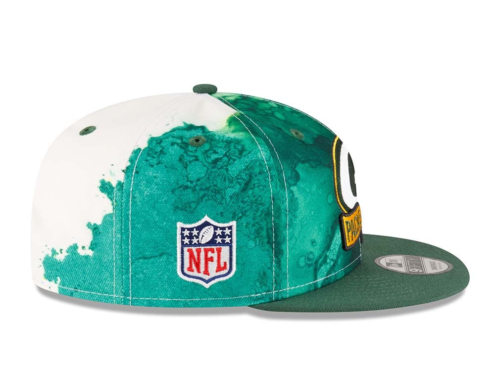New Era Green Bay Packers Ink NFL Sideline 2022 9Fifty Snapback Casquette