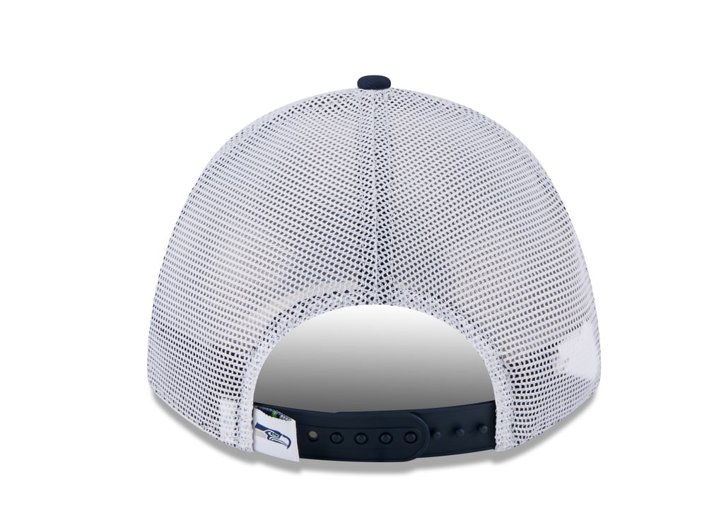 New Era Seattle Seahawks Official Team Color Edition 9Forty M Crown A Frame Trucker Snapback Casquette