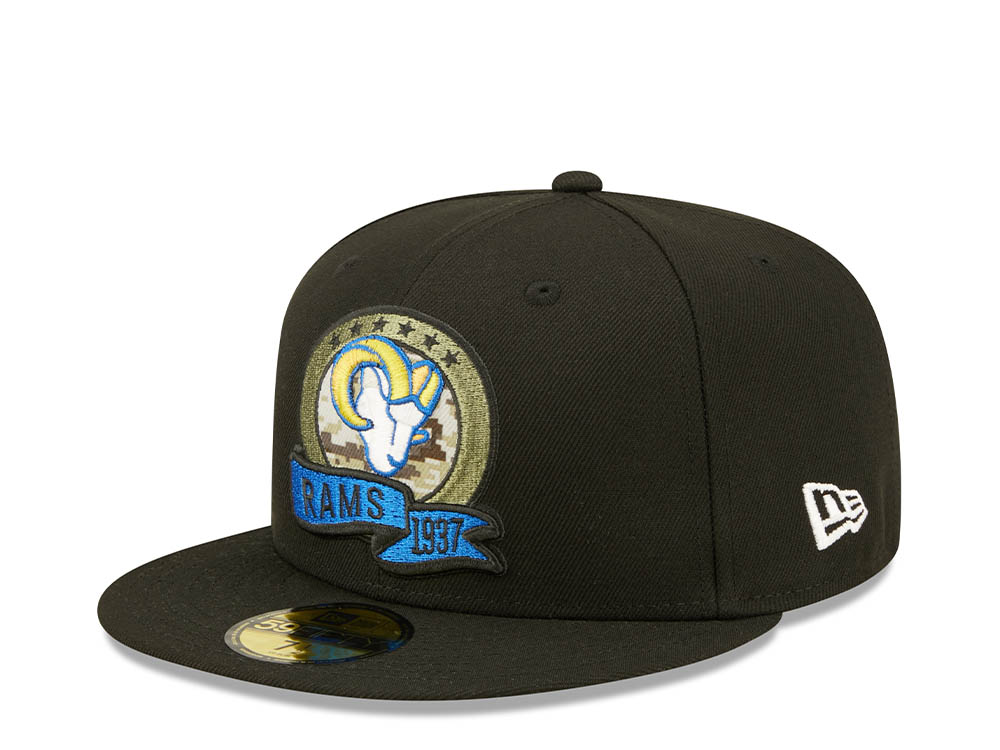 New Era Los Angeles Rams Salute to Service 2022 Fitted 59Fifty Casquette