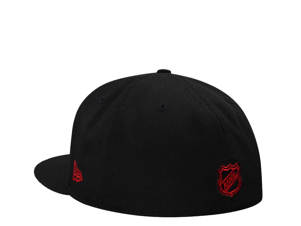 New Era Carolina Hurricanes 25th Anniversary Black Prime Edition 59Fifty Fitted Casquette