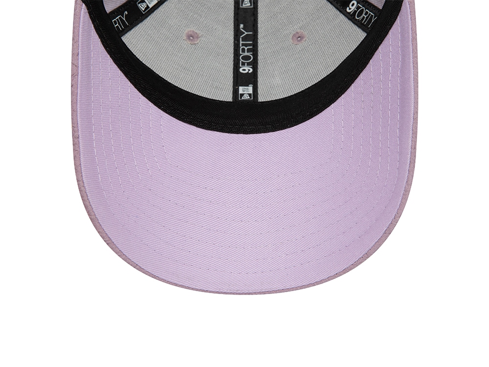 New Era New York Yankees Bubble Stitch Lavender Womens 9Forty Strapback Casquette