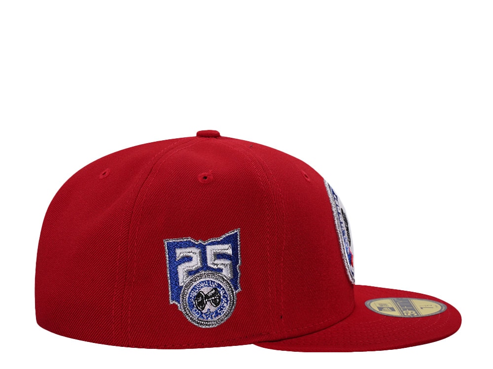 New Era Columbus Blue Jackets 20th Anniversary Scarlet Prime Edition 59Fifty Fitted Casquette