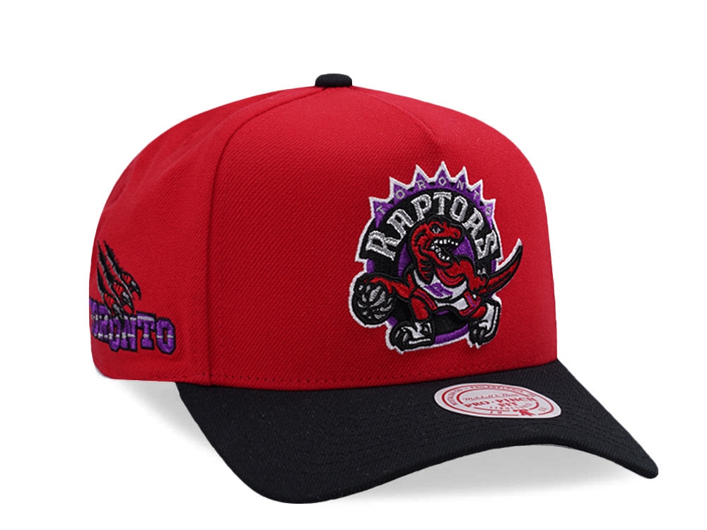 Mitchell & Ness Toronto Raptors NBA In The City Red Edition Pro Pinch Fit Snapback Casquette