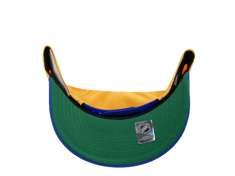 Mitchell & Ness St. Louis Blues Pro Crown Fit Vintage Yellow Snapback Casquette