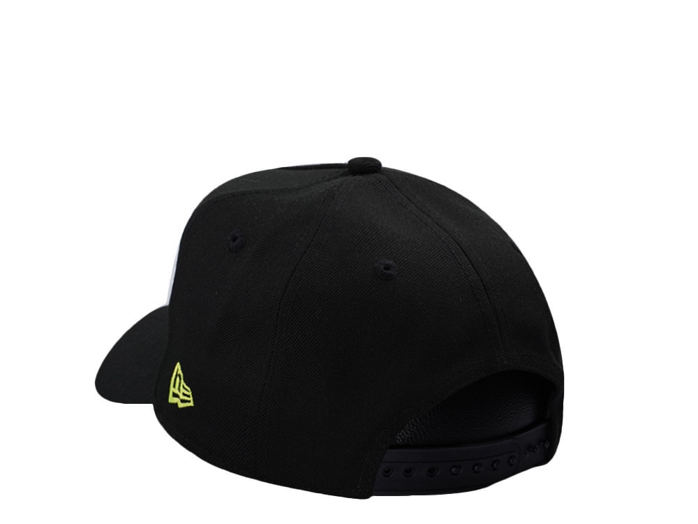 New Era Los Angeles Dodgers Ohtani Neon Yellow Black Prime Edition 9Forty A Frame Snapback Casquette