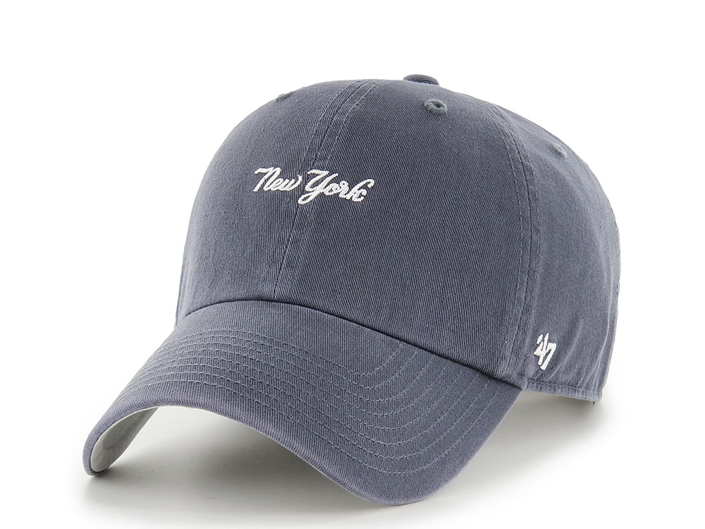47Brand New York Yankees Vintage Navy Base Runner Edition Clean Up Strapback Casquette