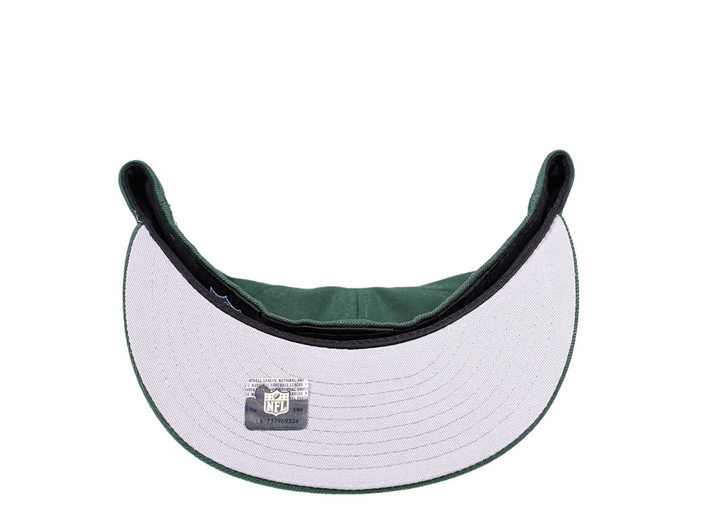 New Era Green Bay Packers Throwback Script 59Fifty Fitted Casquette