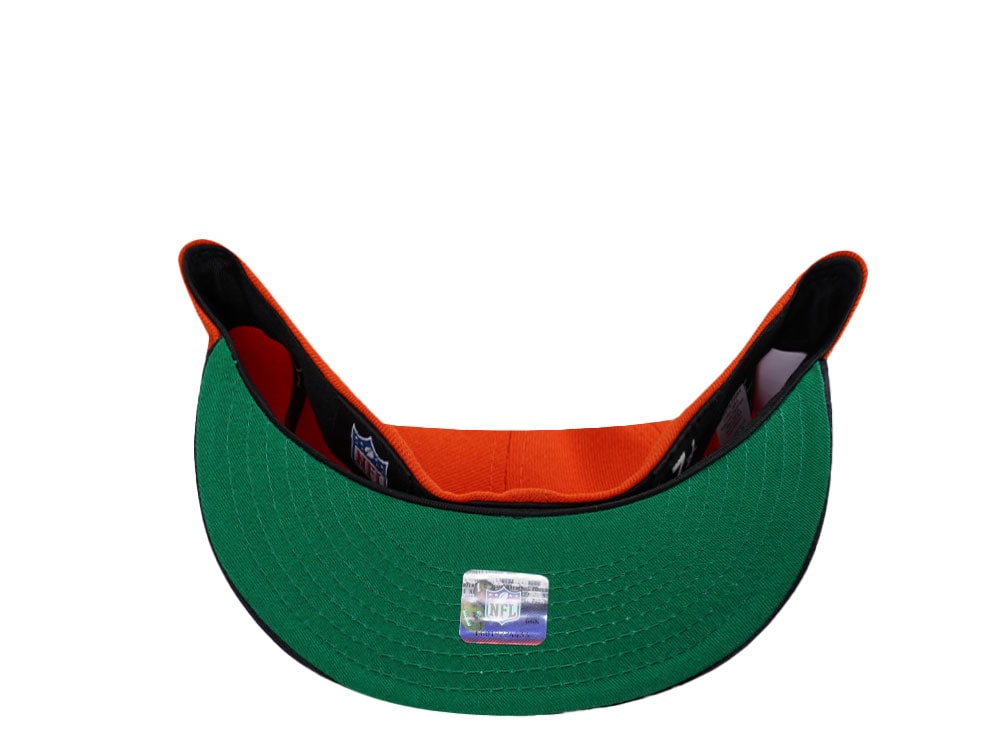 New Era Chicago Bears Orange Satin Brim Edition 59Fifty Fitted Casquette