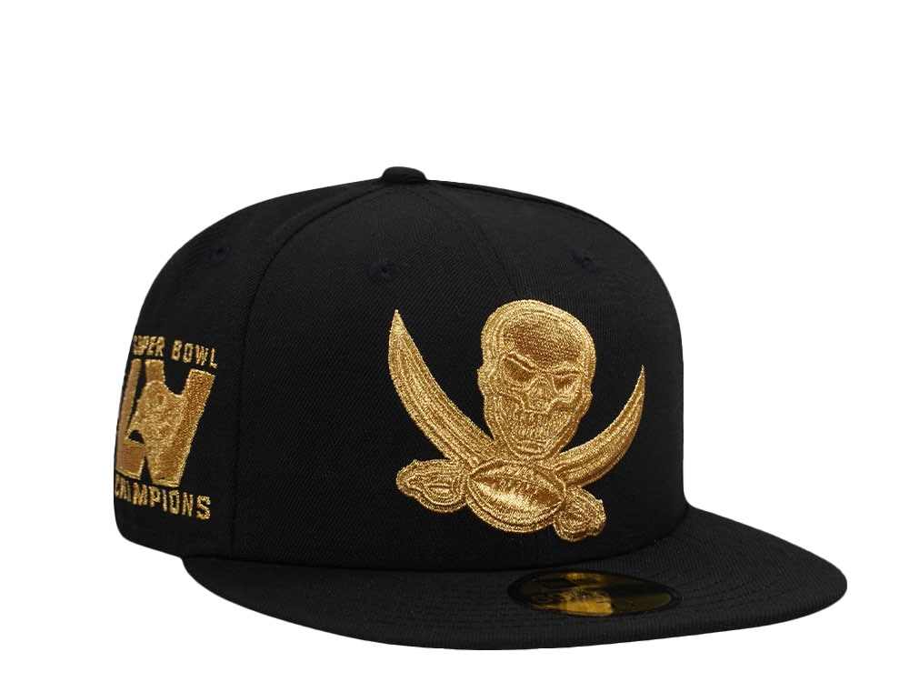 New Era Tampa Bay Buccaneers Super Bowl Champions 2023 Black 24k Edition 59Fifty Fitted Casquette