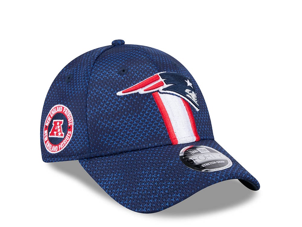 New Era New England Patriots Sideline 2024 9Forty Stretch Snapback Casquette