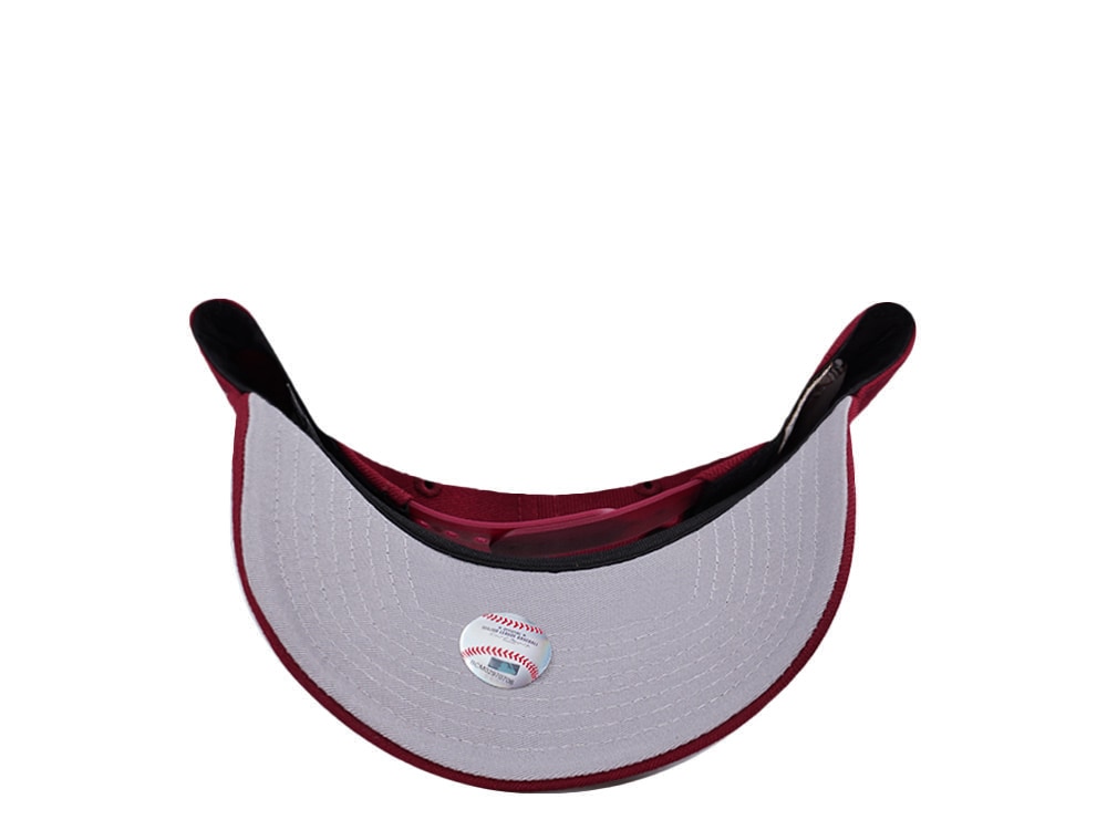 New Era Anaheim Angels 35th Anniversary Cupids Cardinal Red Prime Edition 9Forty A Frame Snapback Casquette
