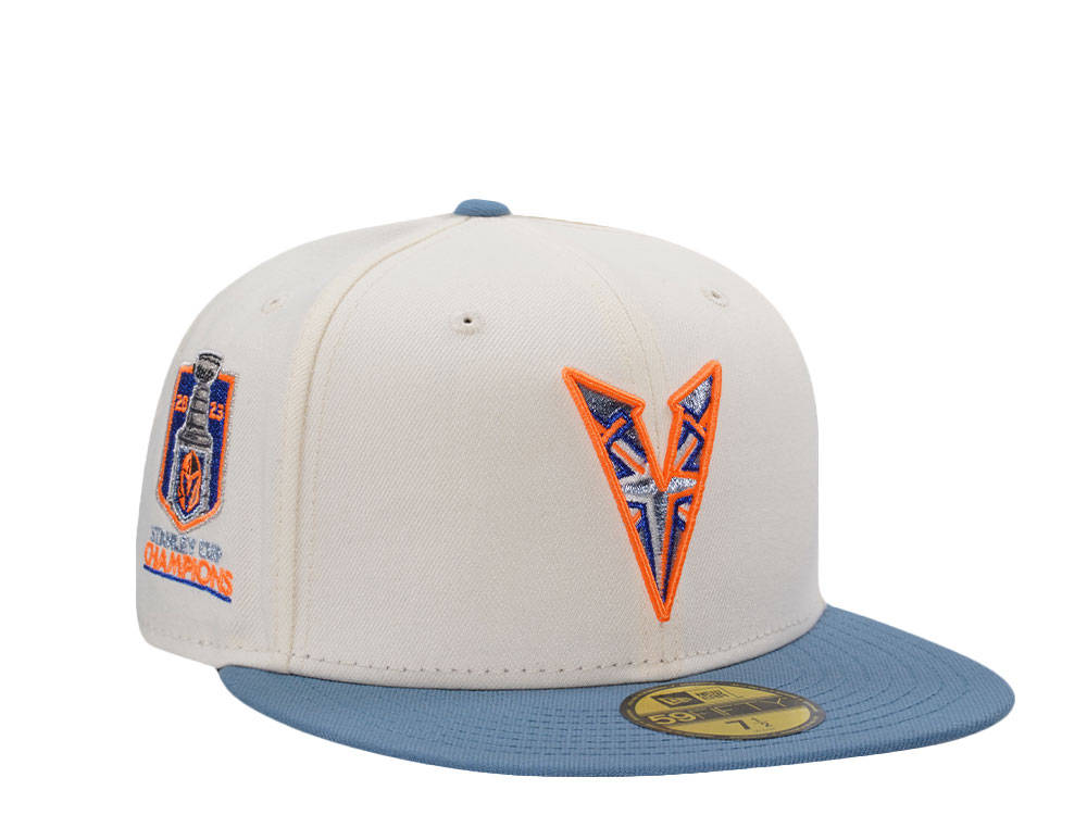 New Era Vegas Golden Knights Stanley Cup Champions 2023 Chrome Two Tone Edition 59Fifty Fitted Casquette