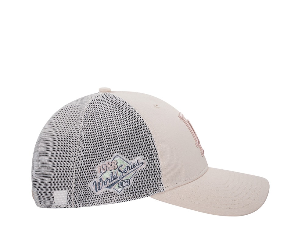 47Brand Los Angeles Dodgers 1988 World Series Cream MVP Trucker Snapback Casquette