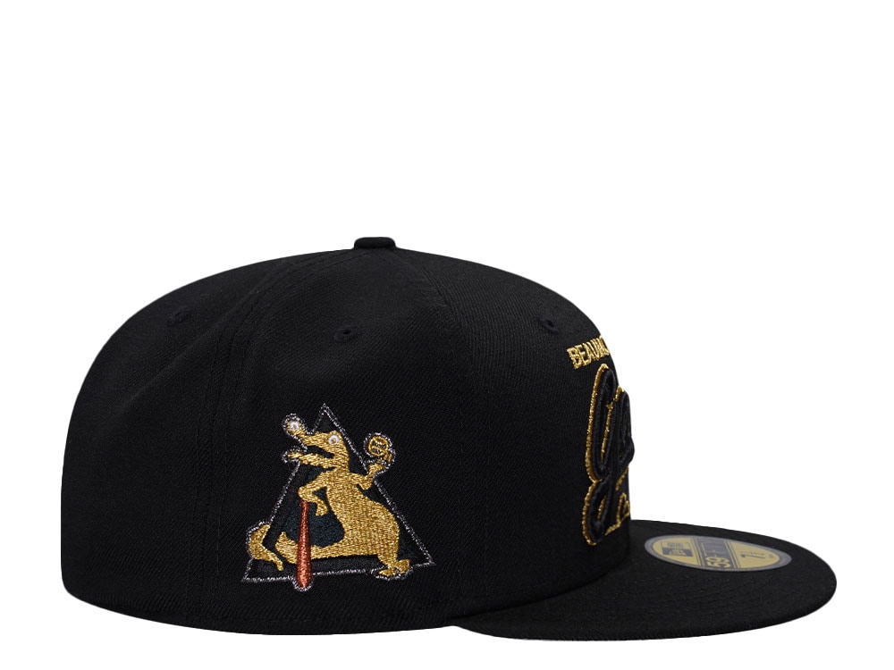 New Era Beaumont Golden Gators Black Wool Prime Edition  59Fifty Fitted Casquette