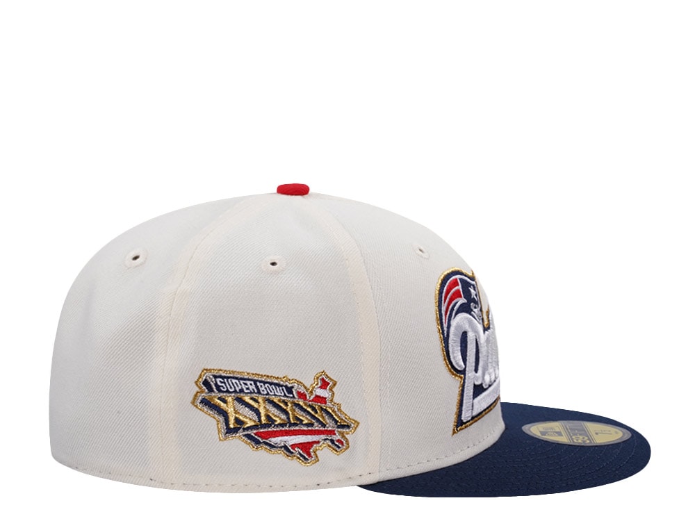 New Era New England Patriots Super Bowl XXXVI Chrome Two Tone Edition 59Fifty Fitted Casquette