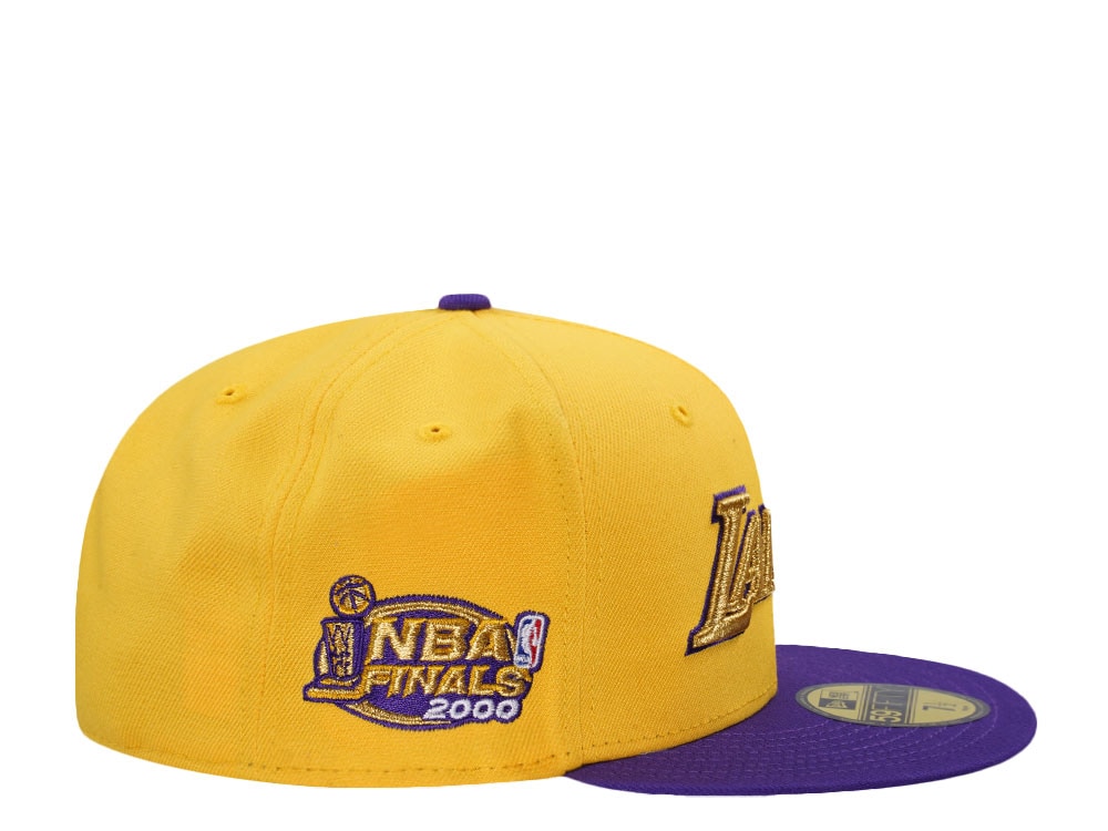 New Era Los Angeles Lakers NBA Finals 2000 Metallic Two Tone Edition 59Fifty Fitted Casquette