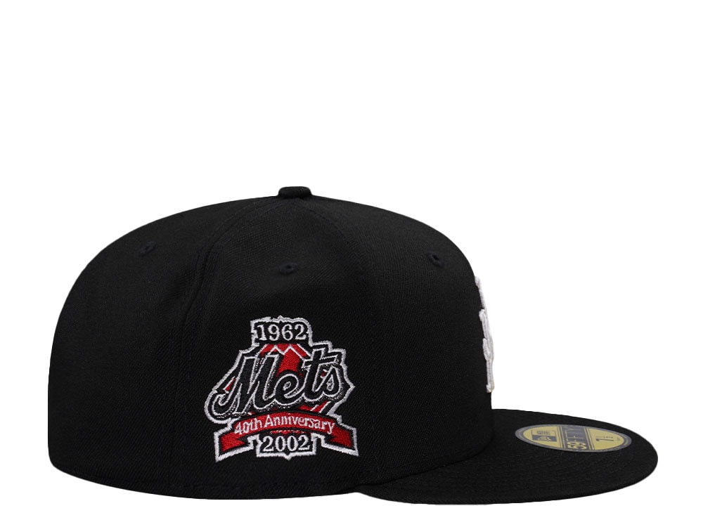 New Era New York Mets 40th Anniversary Black Prime Edition 59Fifty Fitted Casquette