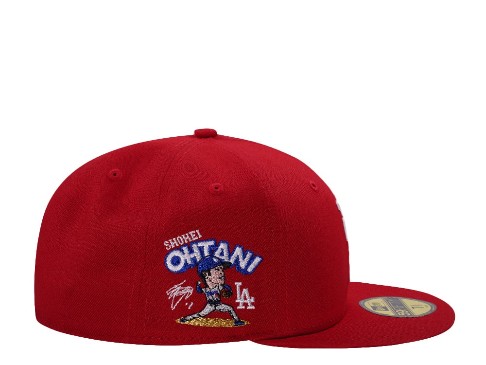 New Era Los Angeles Dodgers Ohtani Scarlet Prime Edition 59Fifty Fitted Casquette