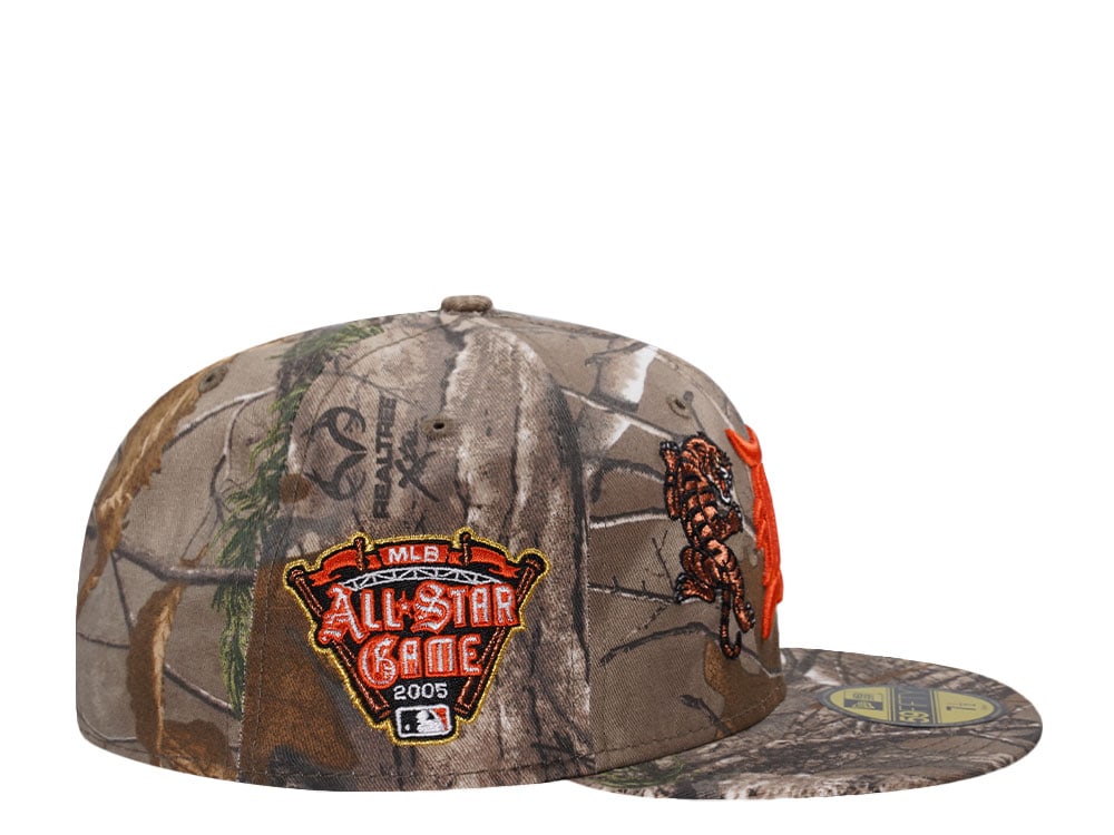 New Era Detroit Tigers All Star Game 2005 Tiger Realtree Edition 59Fifty Fitted Casquette