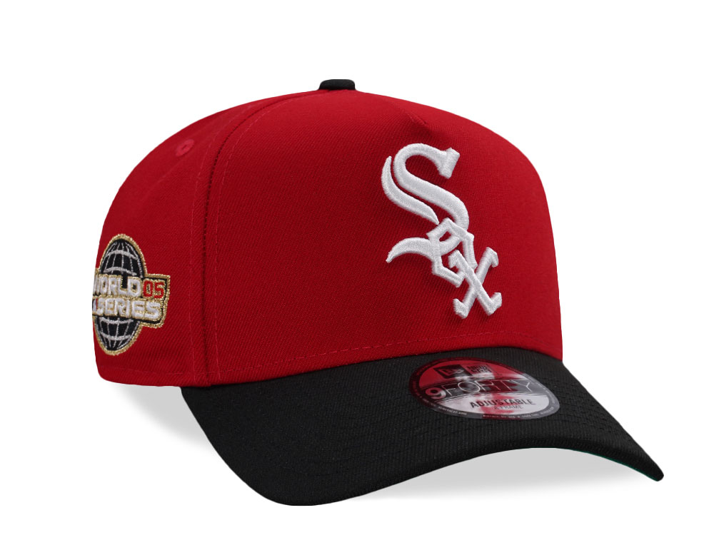 New Era Chicago White Sox World Series 2005 Scarlet Two Tone Edition 9Forty A Frame Snapback Casquette