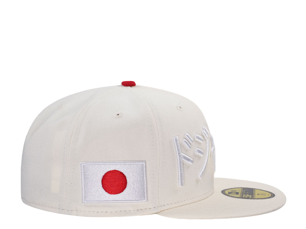New Era Los Angeles Dodgers Kanji Japan White Prime Edition 59Fifty Fitted Casquette