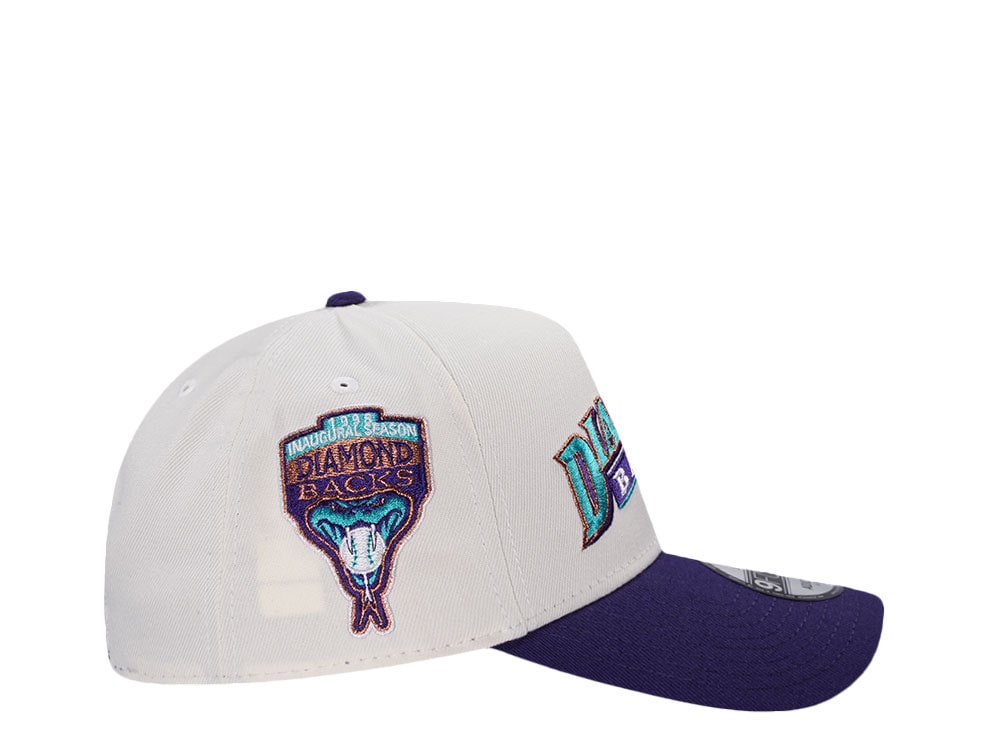 New Era Arizona Diamondbacks Inaugural Season 1998 Chrome Two Tone Edition 9Forty A Frame Snapback Casquette