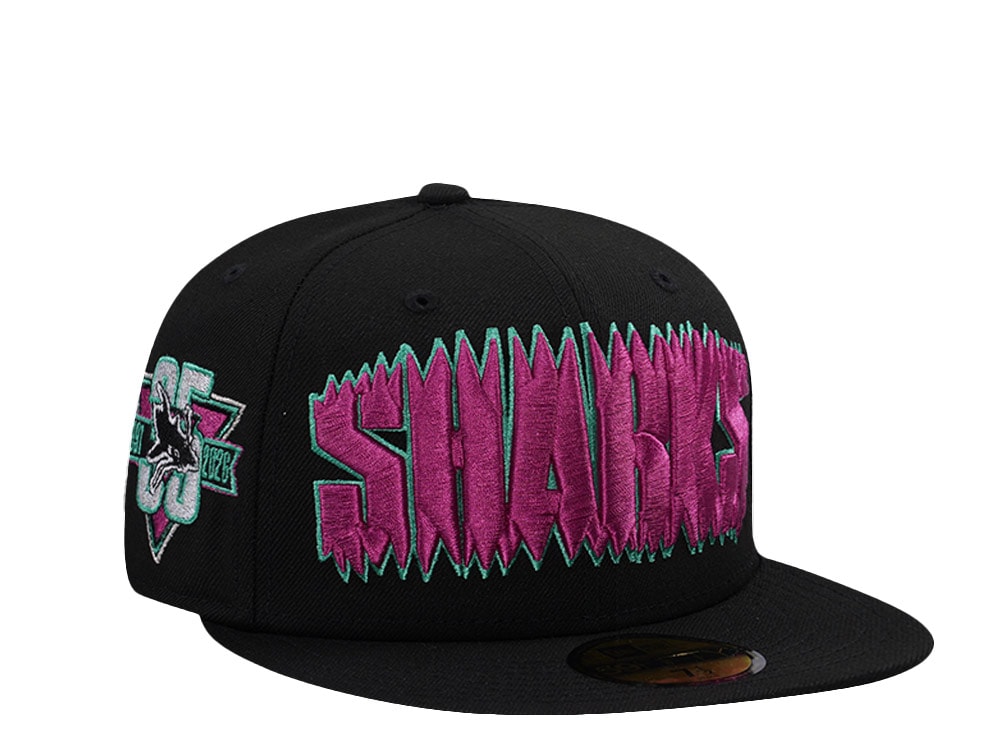 New Era San Jose Sharks 35th Anniversary Black Prime Edition 59Fifty Fitted Casquette