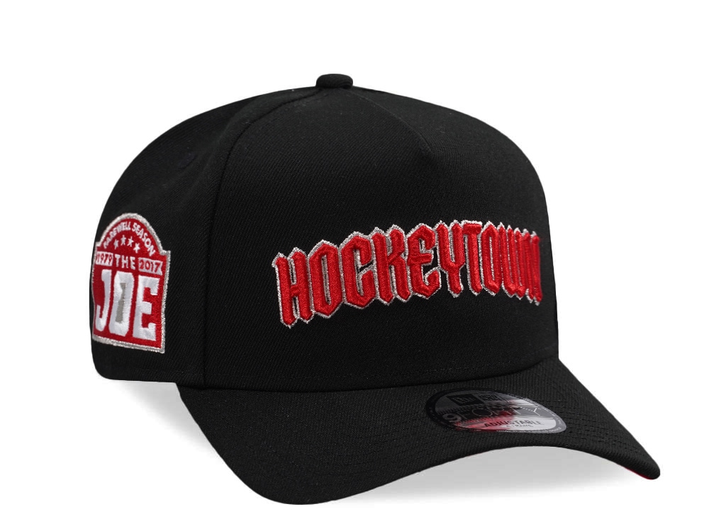 New Era Detroit Red Wings Farewell Black Prime Edition 9Forty A Frame Snapback Casquette