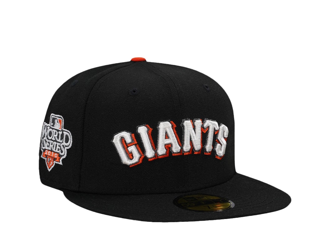 New Era San Francisco Giants World Series 2010 Black Throwback Edition 59Fifty Fitted Casquette