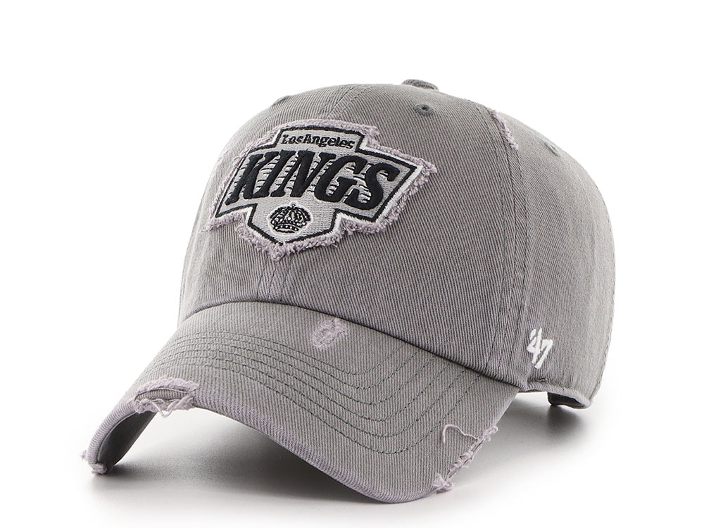 47 Brand Los Angeles Kings Weathered Gray Clean Up Strapback Casquette