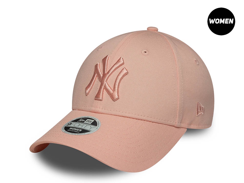 New Era New York Yankees League Essential Plum Womens 9Forty Strapback Casquette