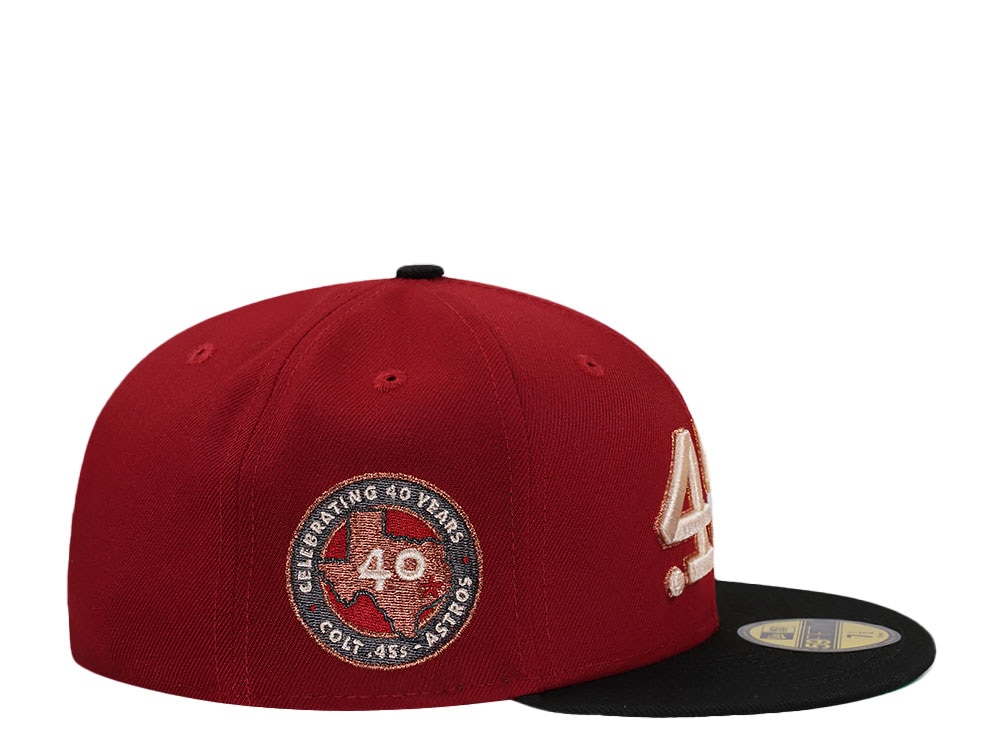 New Era Houston Colts 40th Anniversary Brick Throwback Two Tone Edition 59Fifty Fitted Casquette