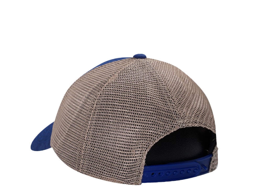 47Brand Los Angeles Dodgers Vintage Royal Blue Four Stroke Clean up Trucker Snapback Casquette