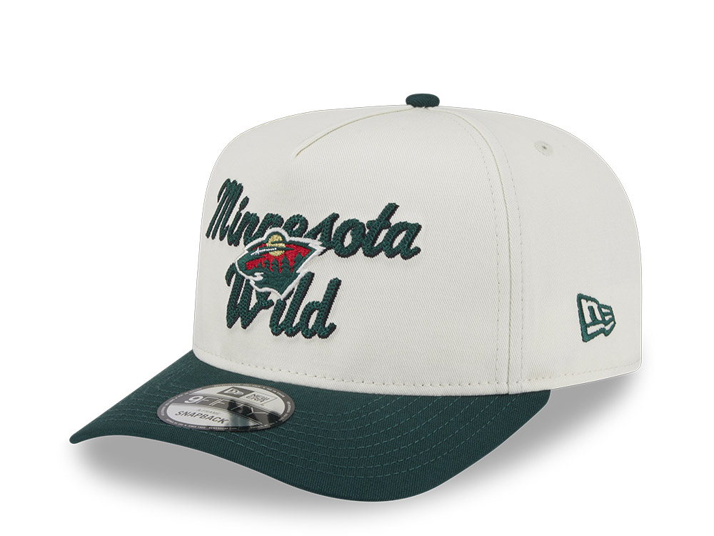New Era Minnesota Wild Chainstitch 9Fifty A Frame Snapback Casquette