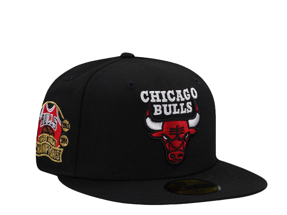 New Era Chicago Bulls NBA Champions 1996 Black Prime Edition 59Fifty Fitted Casquette