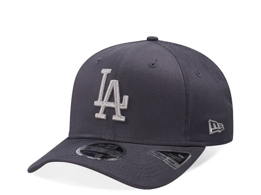 New Era Los Angeles Dodgers Gray on Gray 9Fifty Stretch Snapback Casquette