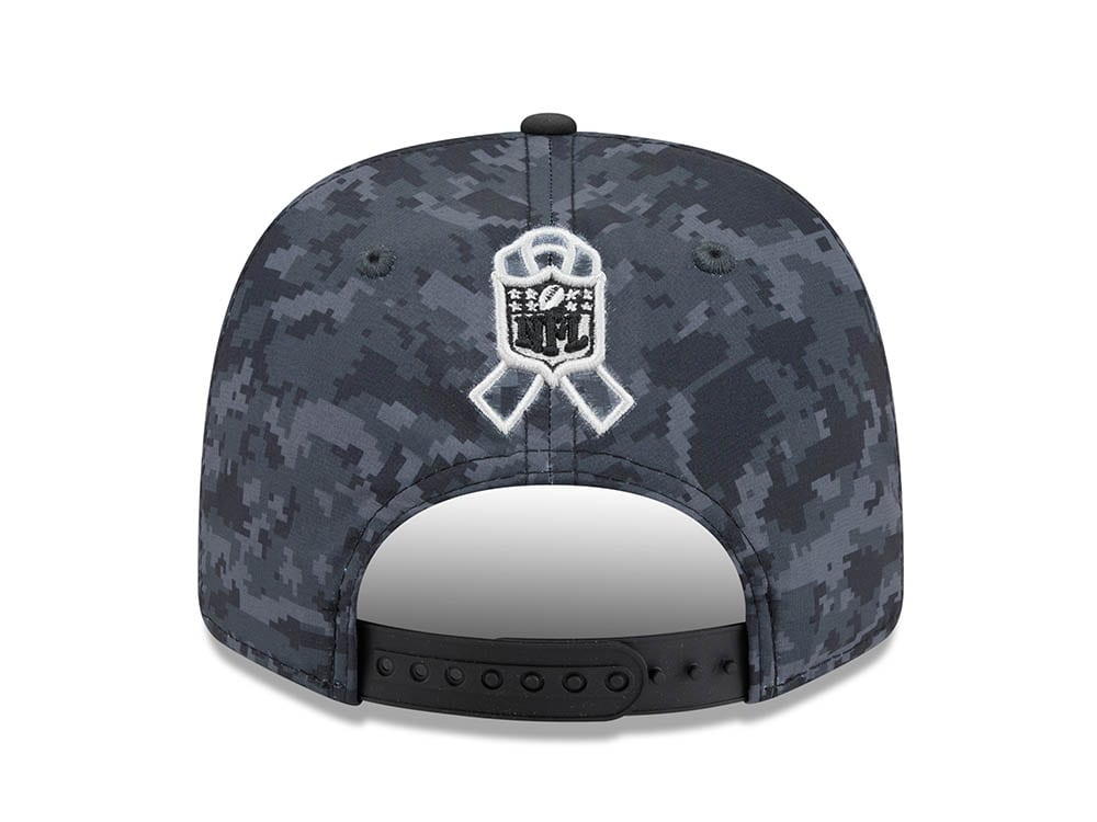 New Era New England Patriots NFL Salute to Service 2026 Digi Camo Black 9Seventy Stretch Snapback Casquette