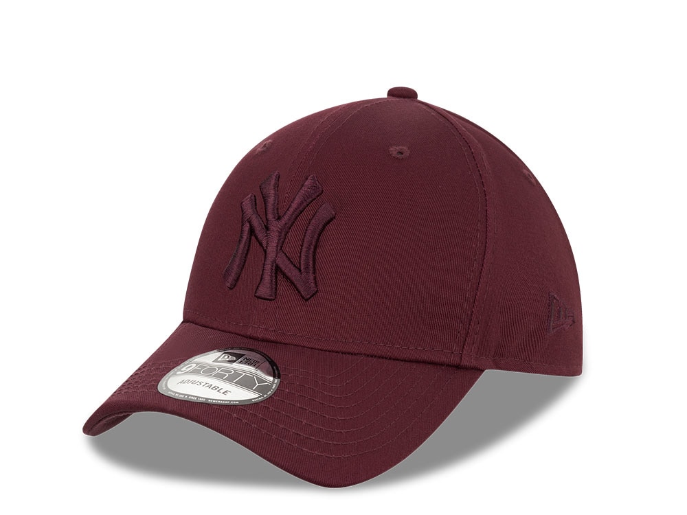 New Era New York Yankees All Maroon 9Forty Snapback Casquette