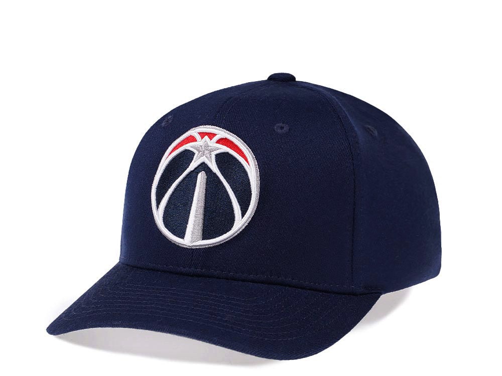 Mitchell & Ness Washington Wizards Team Ground Red Line Solid Flex Snapback Casquette
