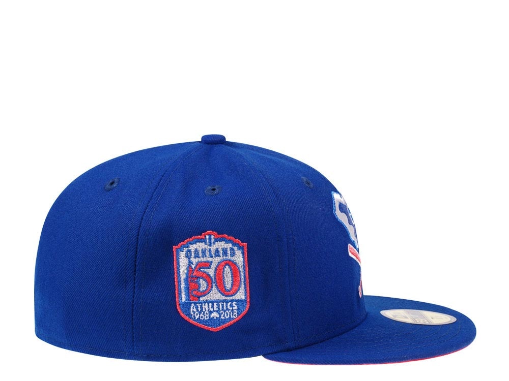 New Era Oakland Athletics 50th Anniversary Fresh Blue Lava Edition 59Fifty Fitted Casquette