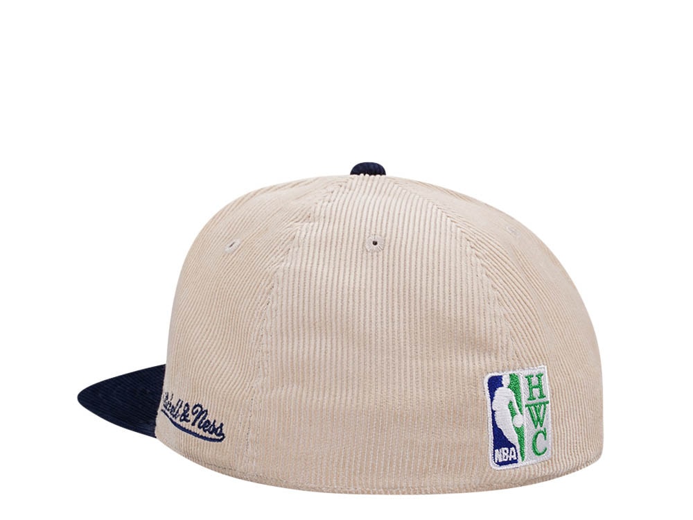 Mitchell & Ness Dallas Mavericks All Star 2010 Two Tone Hardwood Classic Cord Edition Dynasty Fitted Casquette