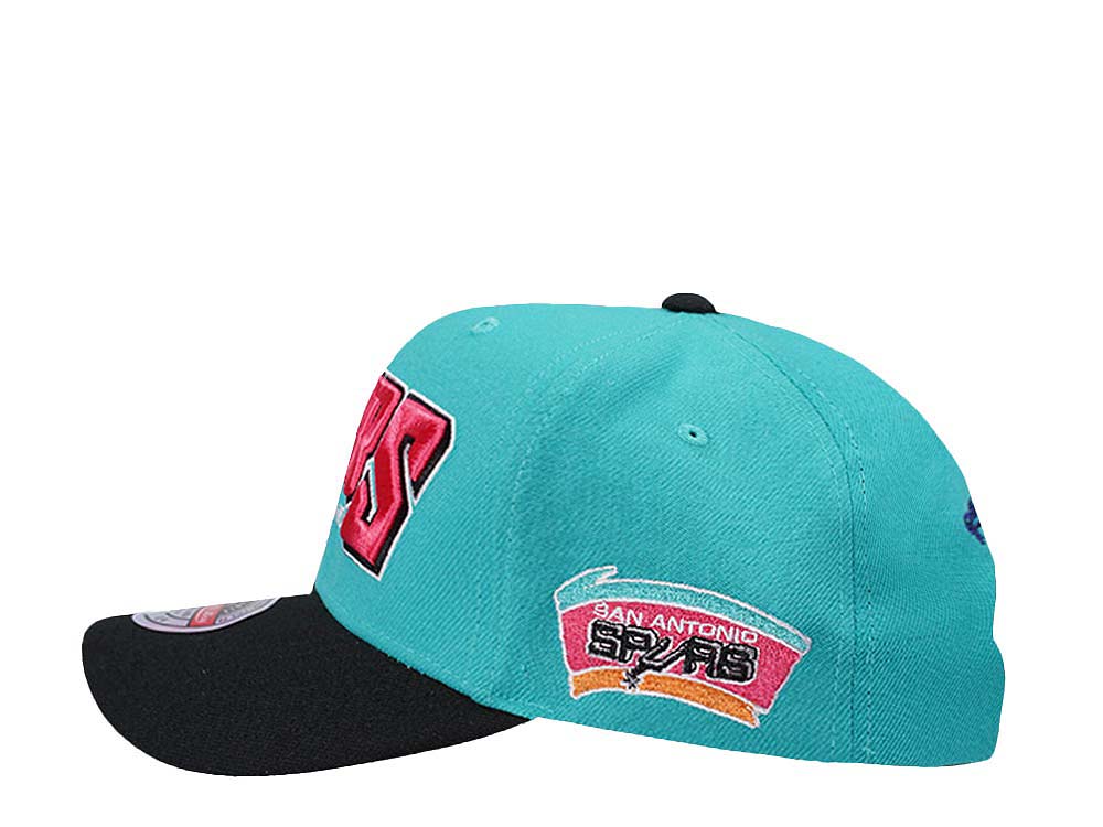 Mitchell & Ness San Antonio Spurs Shredder Stretch Hardwood Classic Red Flex Snapback Casquette