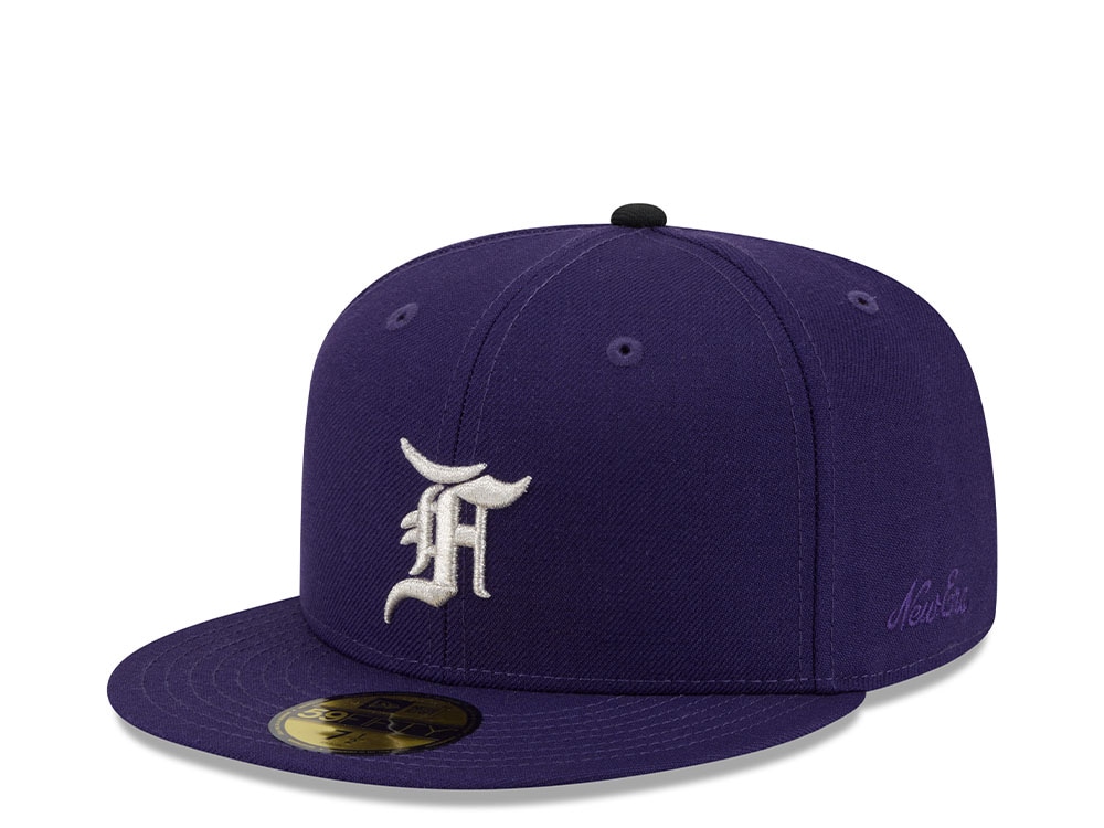 New Era Colorado Rockies Fear of God Purple Essentials Classic Edition 59Fifty Fitted Casquette