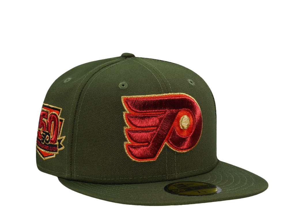 New Era Philadelphia Flyers 50th Anniversary Green Prime Edition 59Fifty Fitted Casquette